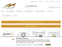 Tablet Screenshot of munsterhuis.nl